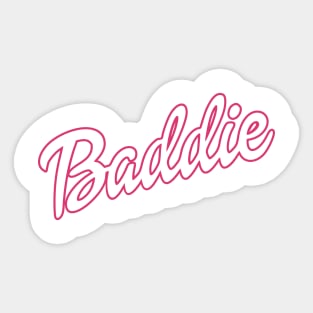 Baddie Barbie Sticker